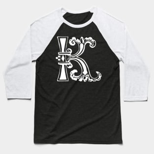 letter k vintage Baseball T-Shirt